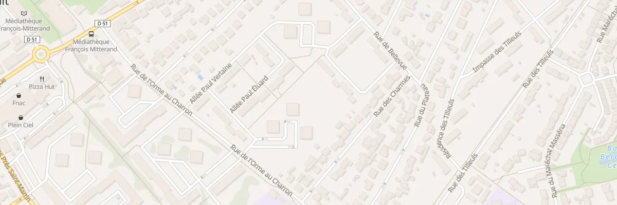 Plan du 38 All Paul Verlaine à Pontault-Combault