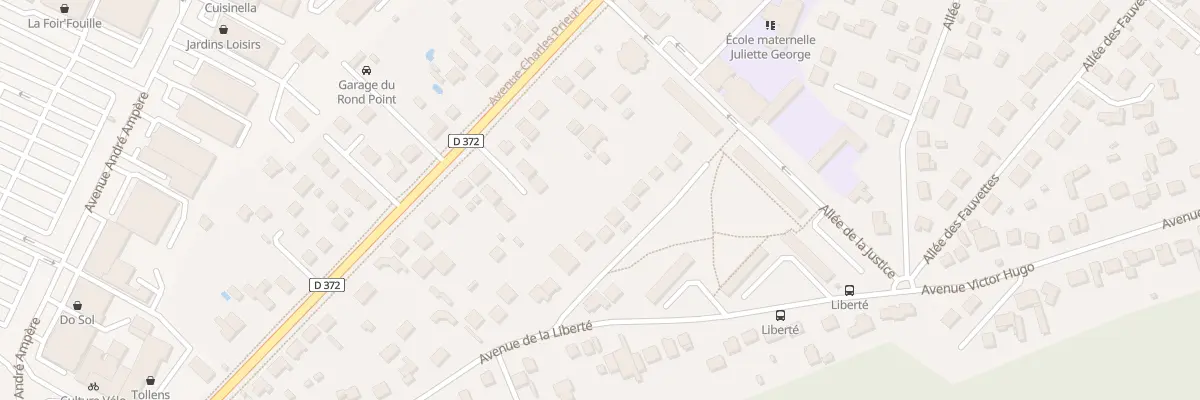 Plan du 112 All René Descartes à Dammarie-les-Lys