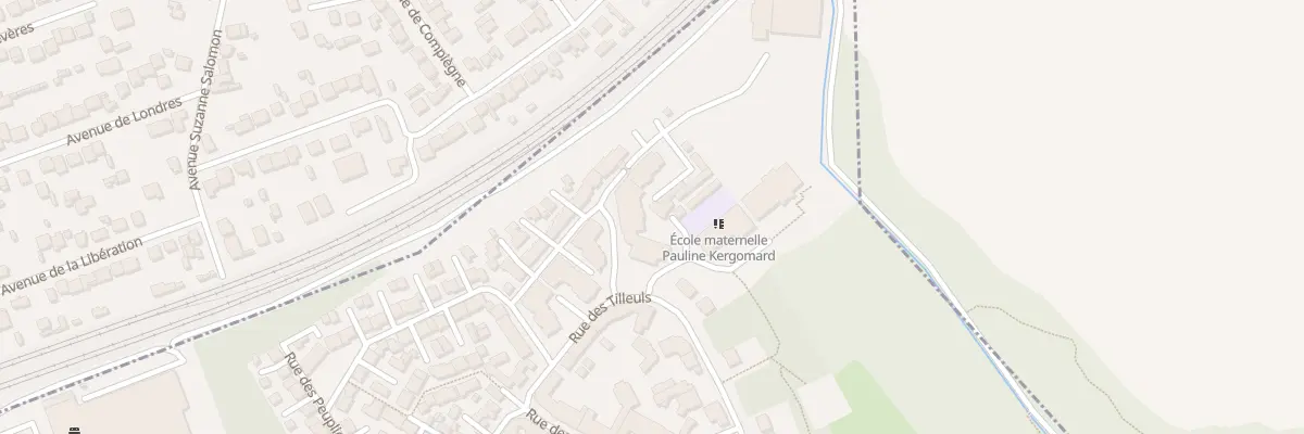 Plan du 70 Rue des Tilleuls à Villeparisis