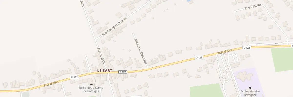 Plan du 156 Rue d’Aire à Merville