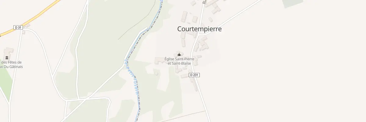 Plan du 2 Rte des Houys à Courtempierre