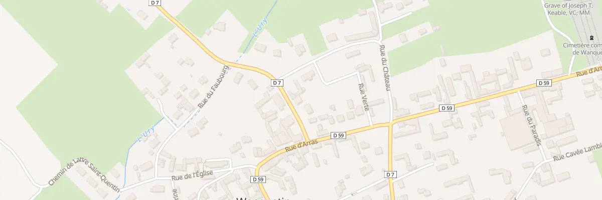 Plan du 3 Rue d’Habarcq à Wanquetin