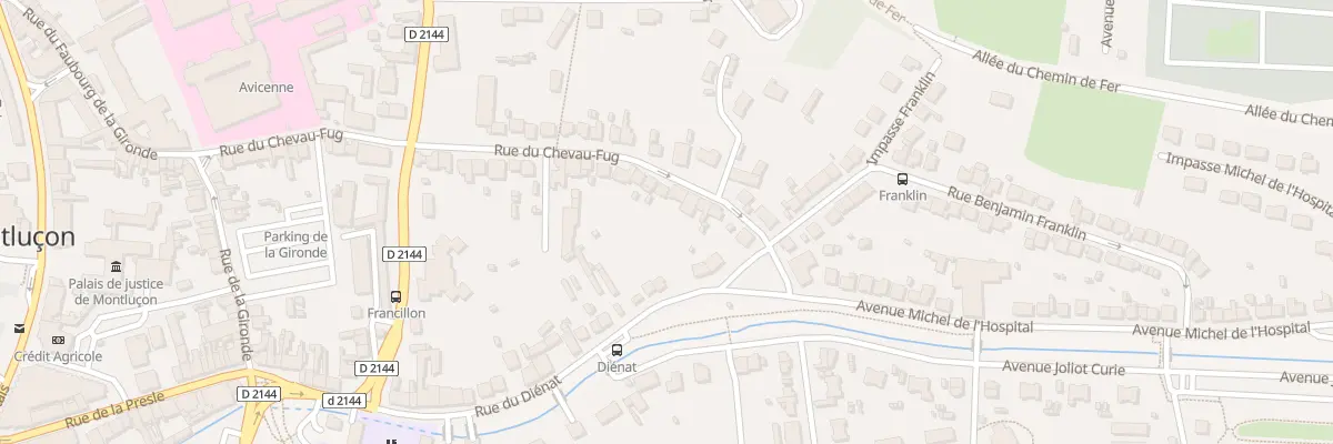 Plan du 64B Rue du Chevau-fug à Montluçon