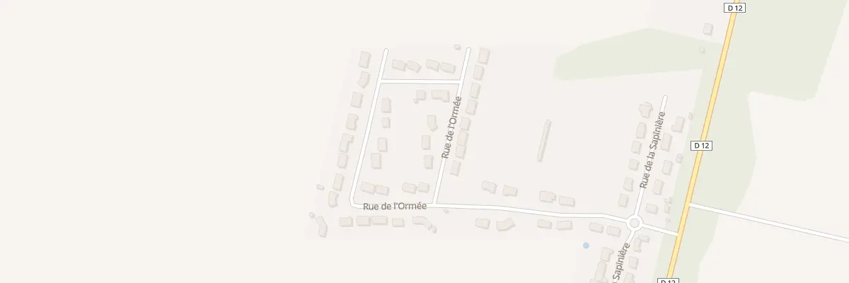 Plan du 36 Rue de l’Ormée à Brécy