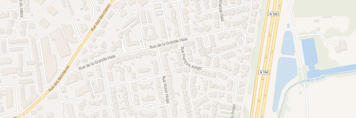 Plan du 6 Rue Francois Arago à Pontault-Combault