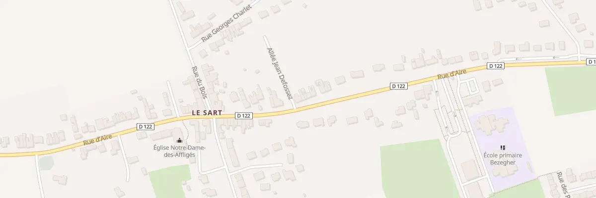 Plan du 158 Rue d’Aire à Merville