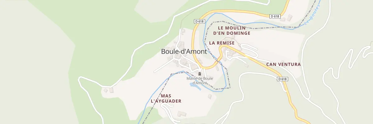 Plan du 7 Le Village à Boule-d’Amont