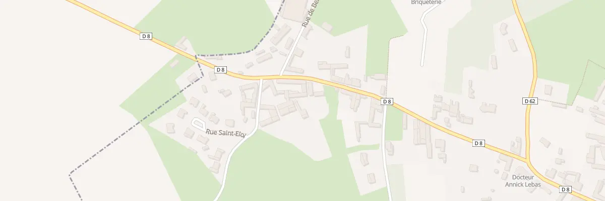 Plan du 37 Rue de Pommier à Bienvillers-au-Bois