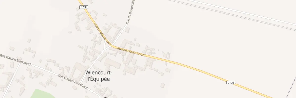 Plan du 7 Rue de Guillaucourt à Wiencourt-l’Équipée