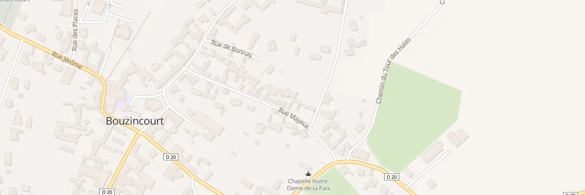 Plan du 167 Rue Mayeux à Bouzincourt