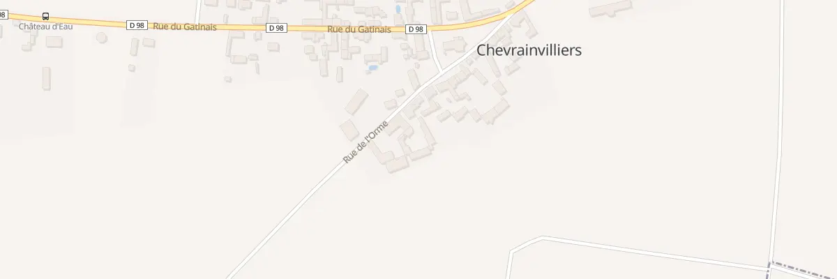 Plan du 33 Rue de l’Orme à Chevrainvilliers