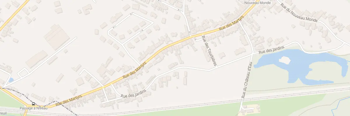 Plan du 107 Rue des Martyrs à Annezin