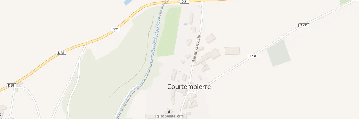 Plan du 3 Rue de la Mairie à Courtempierre