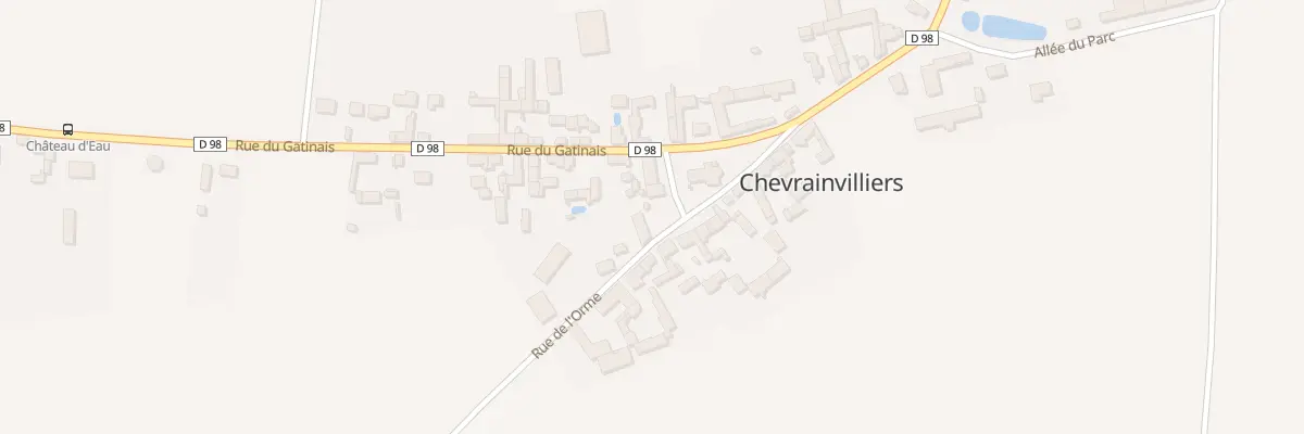 Plan du 2 Rue de l’Orme à Chevrainvilliers