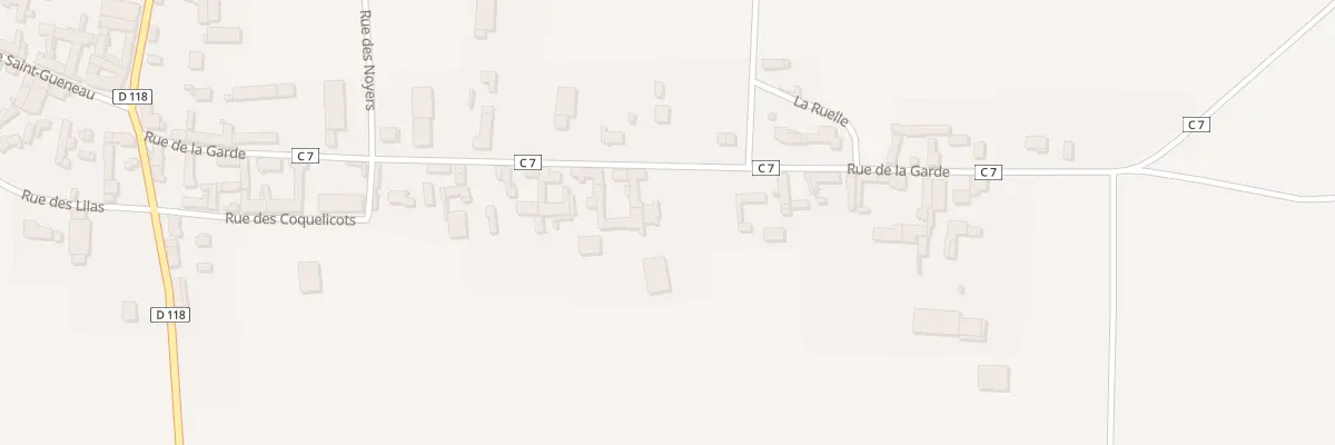 Plan du 28 Rue de la Garde à Mondreville