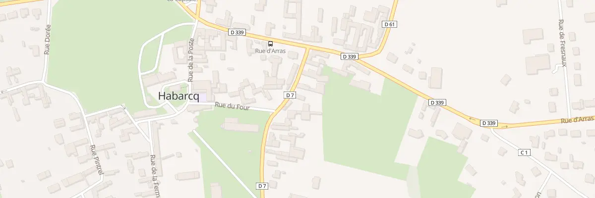 Plan du 6 Rue du Pont à Habarcq