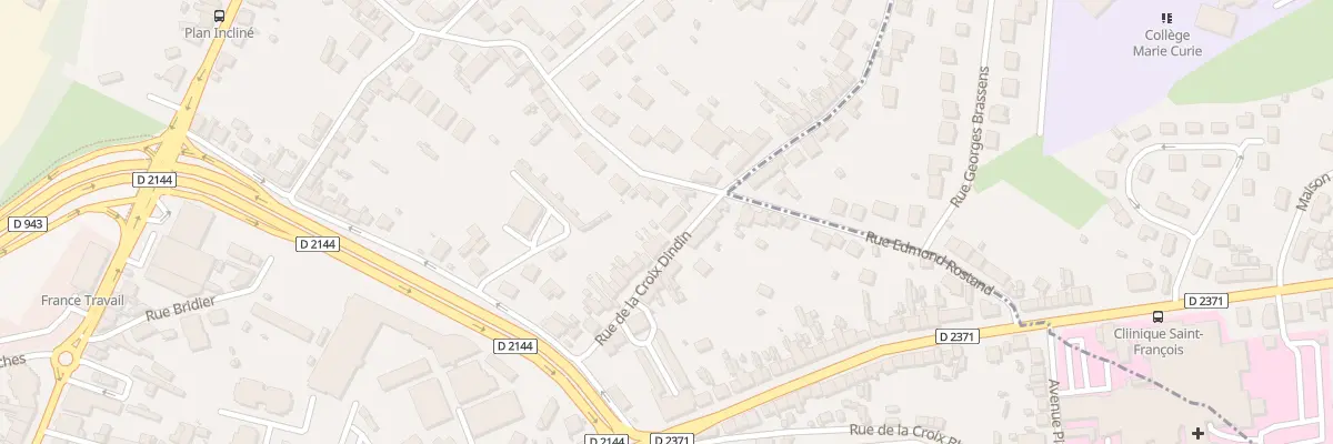 Plan du 31 Rue de la Croix - Dindin à Montluçon