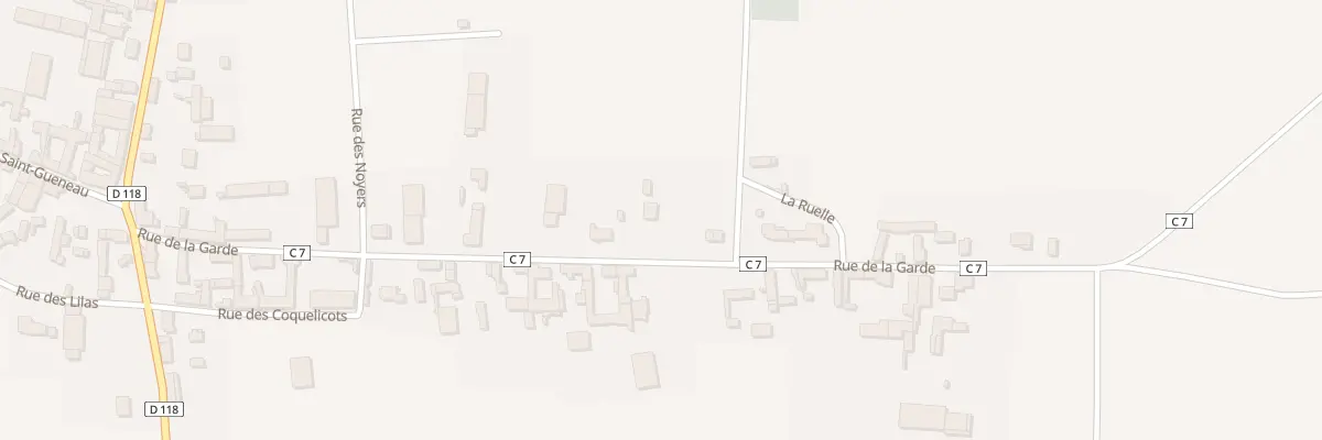 Plan du 23 Rue de la Garde à Mondreville