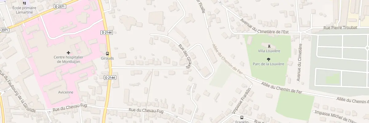 Plan du 27 Rue des Girauds à Montluçon