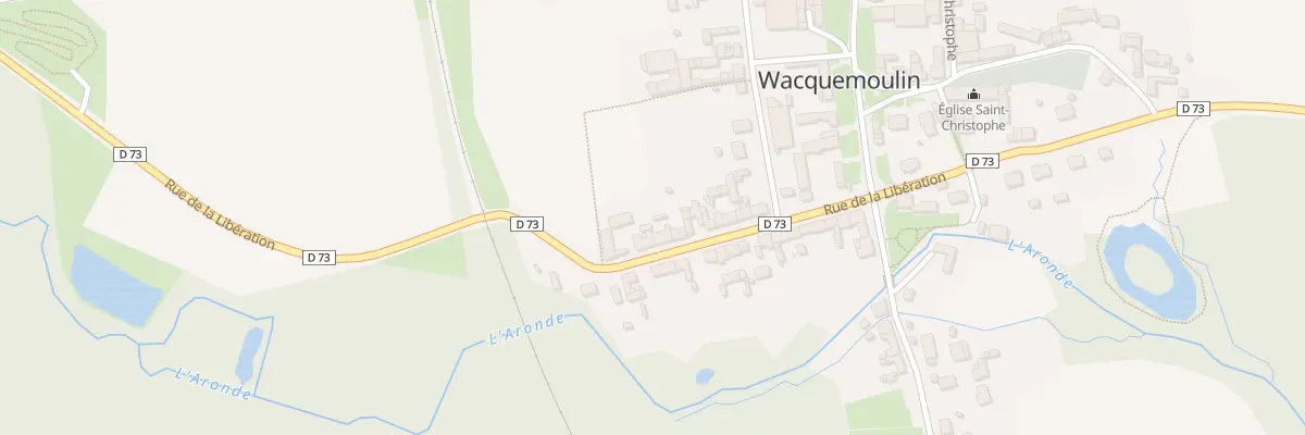 Plan du 3 Rue de la Libération à Wacquemoulin