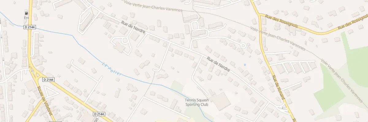 Plan du 74 Rue de Nerdre à Montluçon
