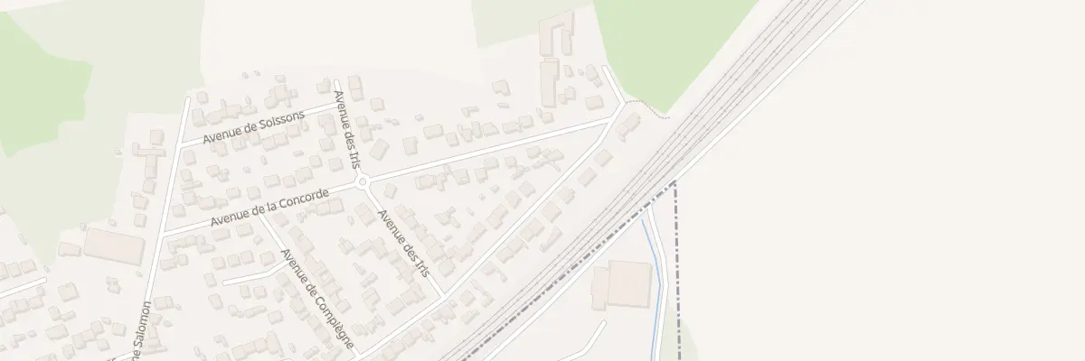 Plan du 33 Av du Chemin de Fer à Mitry-Mory