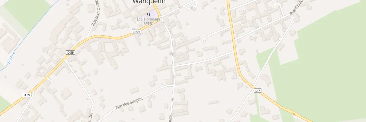 Plan du 14 Rue Haute à Wanquetin