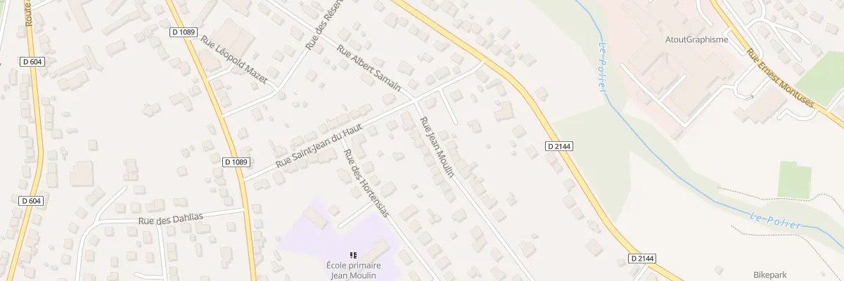 Plan du 8 Rue Jean Moulin à Montluçon