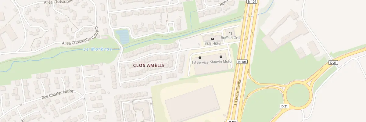 Plan du 87 Rue des Petites Friches à Pontault-Combault