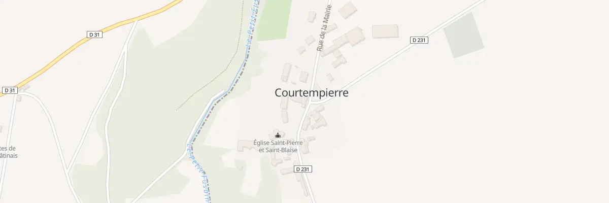 Plan du 3 Pl de la Mairie à Courtempierre