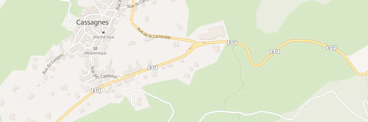 Plan du 6 Rte de Picaubeil à Cassagnes