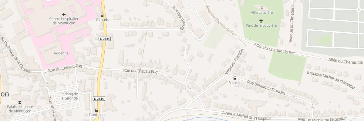 Plan du 69 Rue du Chevau-fug à Montluçon