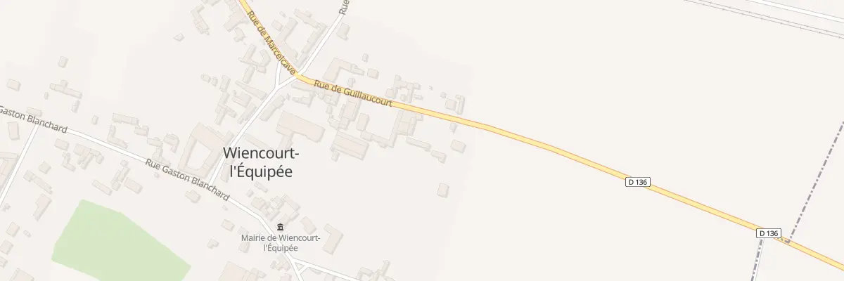 Plan du 12 Rue de Guillaucourt à Wiencourt-l’Équipée