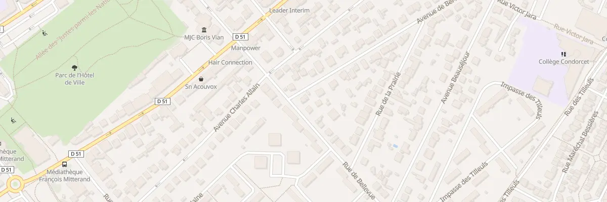 Plan du 29 Rue de Bellevue à Pontault-Combault