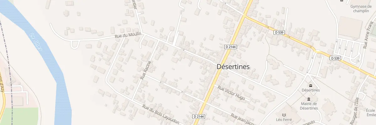 Plan du 15 Rue du Moulin à Désertines