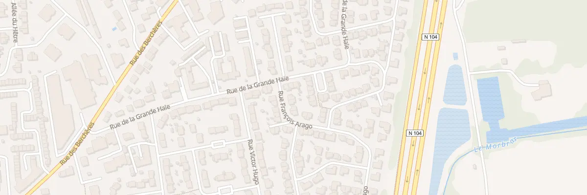 Plan du 1 Rue Francois Arago à Pontault-Combault