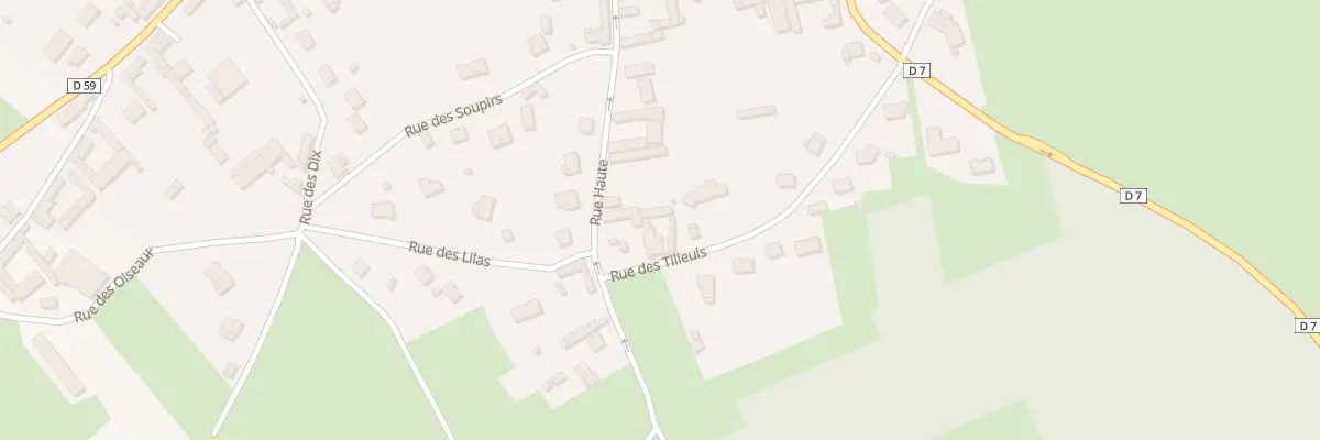 Plan du 2 Rue des Tilleuls à Wanquetin