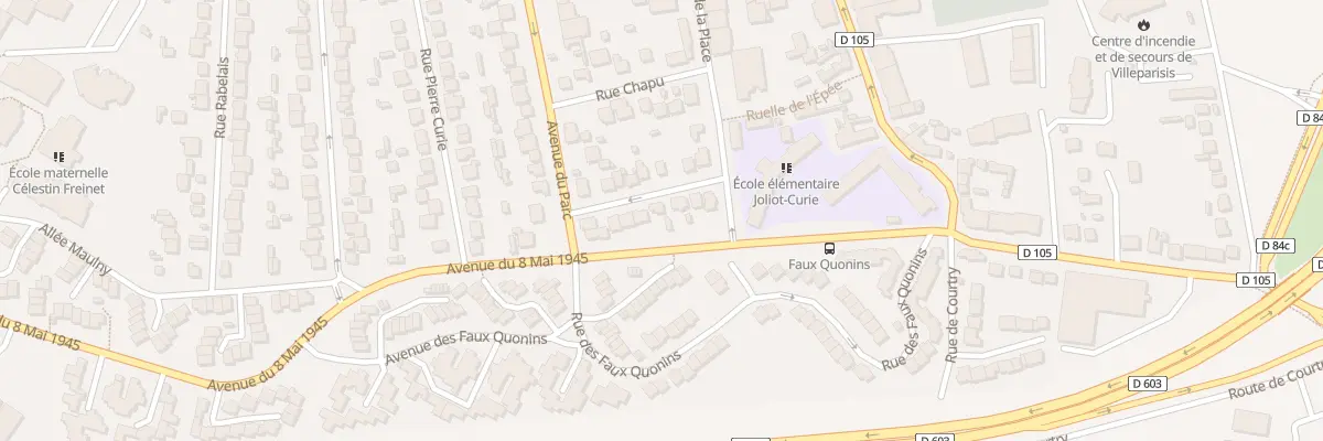 Plan du 7 Rue Ronsard à Villeparisis