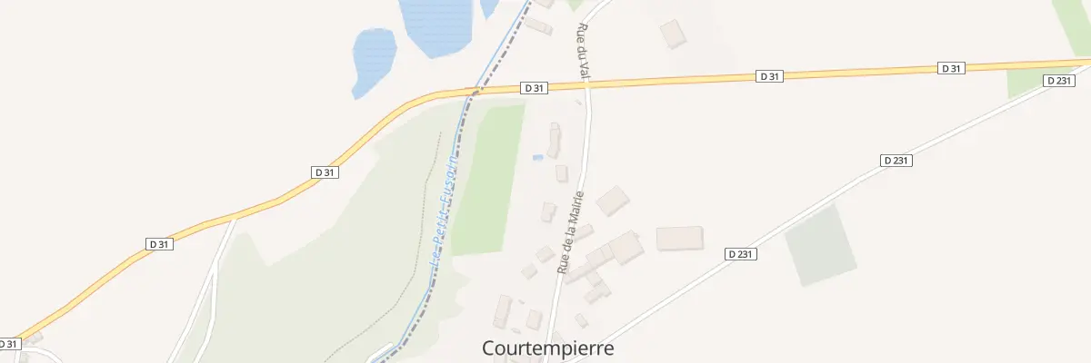 Plan du 11 Rue de la Mairie à Courtempierre
