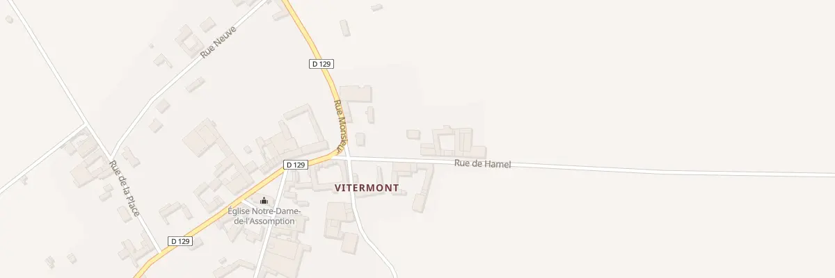 Plan du 3 Rue de Hamel à Englebelmer