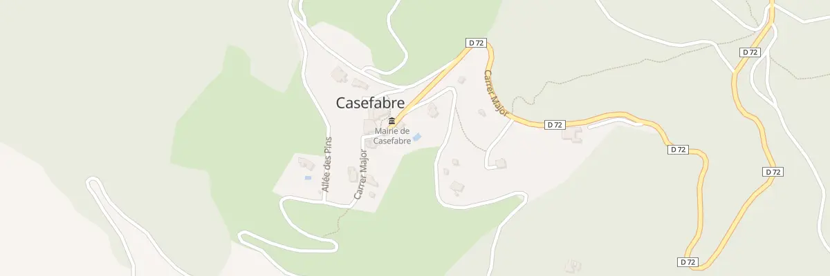 Plan du 1 Cae Carrer de la Matte à Casefabre