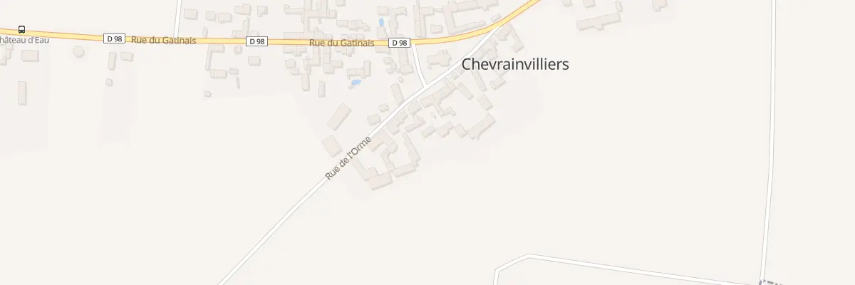 Plan du 25 Rue de l’Orme à Chevrainvilliers