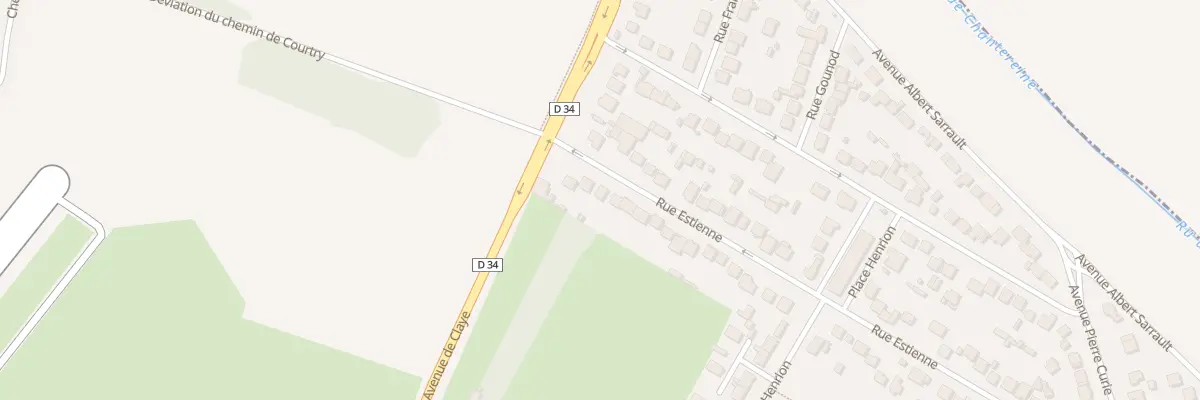 Plan du 71 Rue Estienne à Chelles