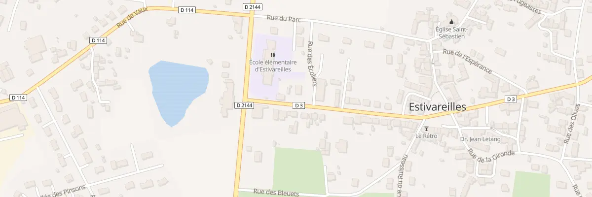 Plan du 5 Rue de la République à Estivareilles