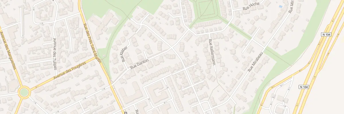 Plan du 22 Rue Danton à Pontault-Combault