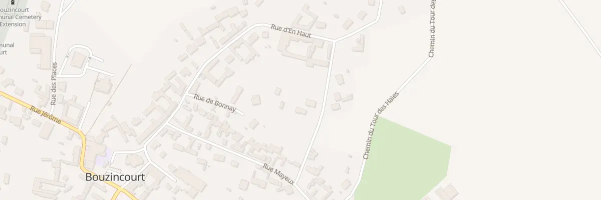 Plan du 127 Rue de la Forestelle à Bouzincourt