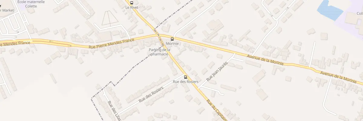 Plan du 886 Rue Capitaine Coussette à Annezin
