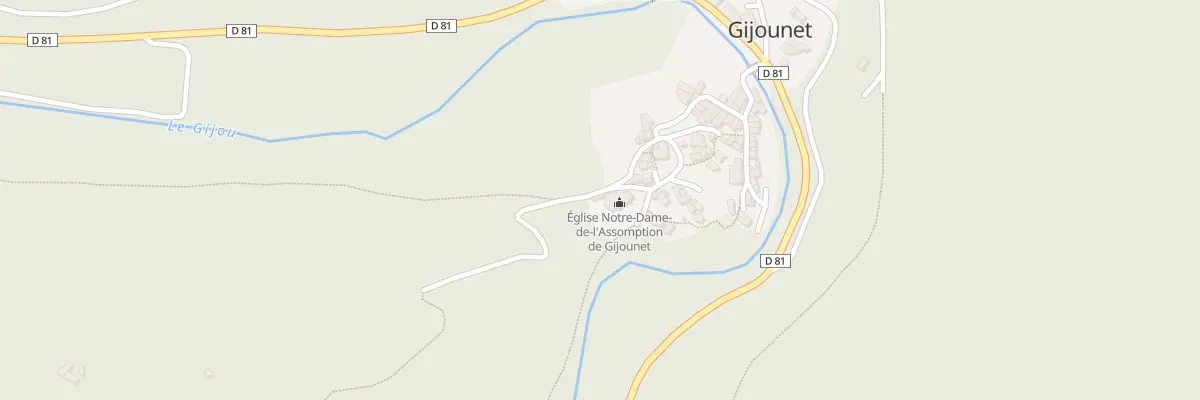 Plan du 5141 Las Louses à Gijounet