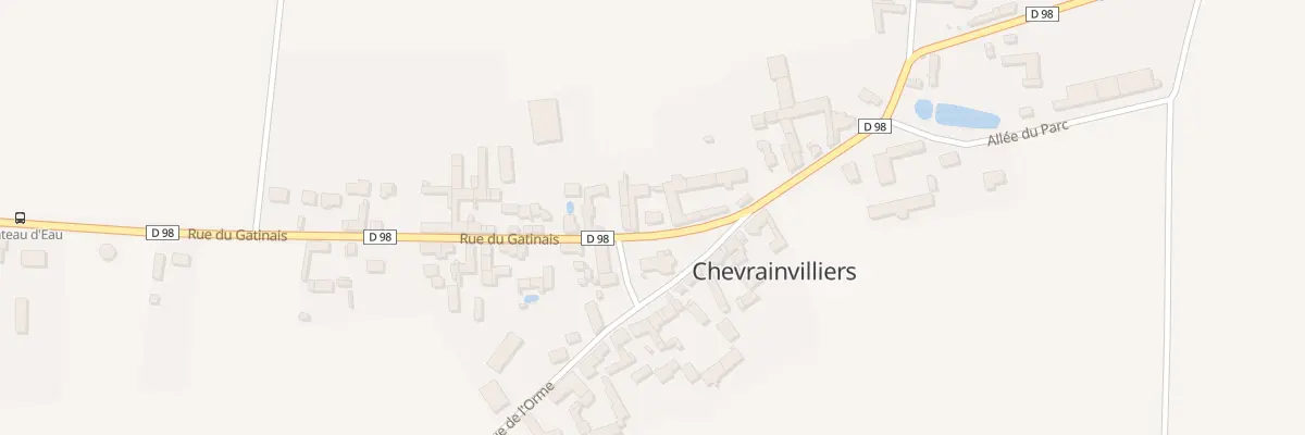 Plan du 15 Rue du Gatinais à Chevrainvilliers
