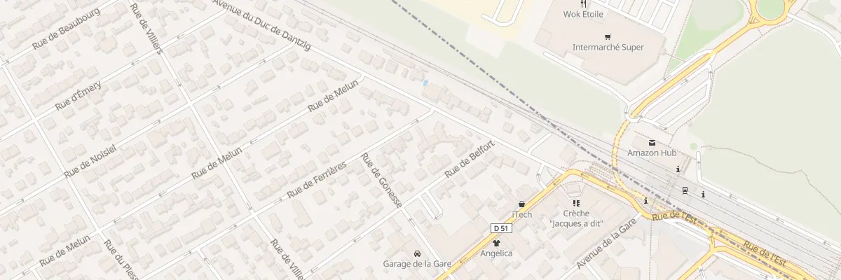 Plan du 5 Rue de Ferrières à Pontault-Combault
